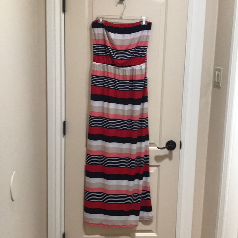 Strapless summer dress